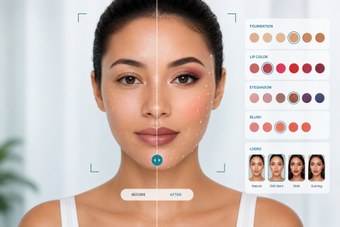 AR makeup image