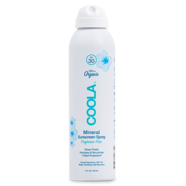 Coola Mineral Body Spray Sunscreen Fragrance-Free SPF 30
