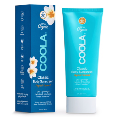 Coola Classic Body Lotion Sunscreen SPF30 Tropical Coconut